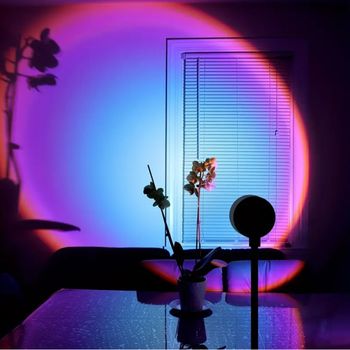 lampe led 3d usb style aurore boréale 