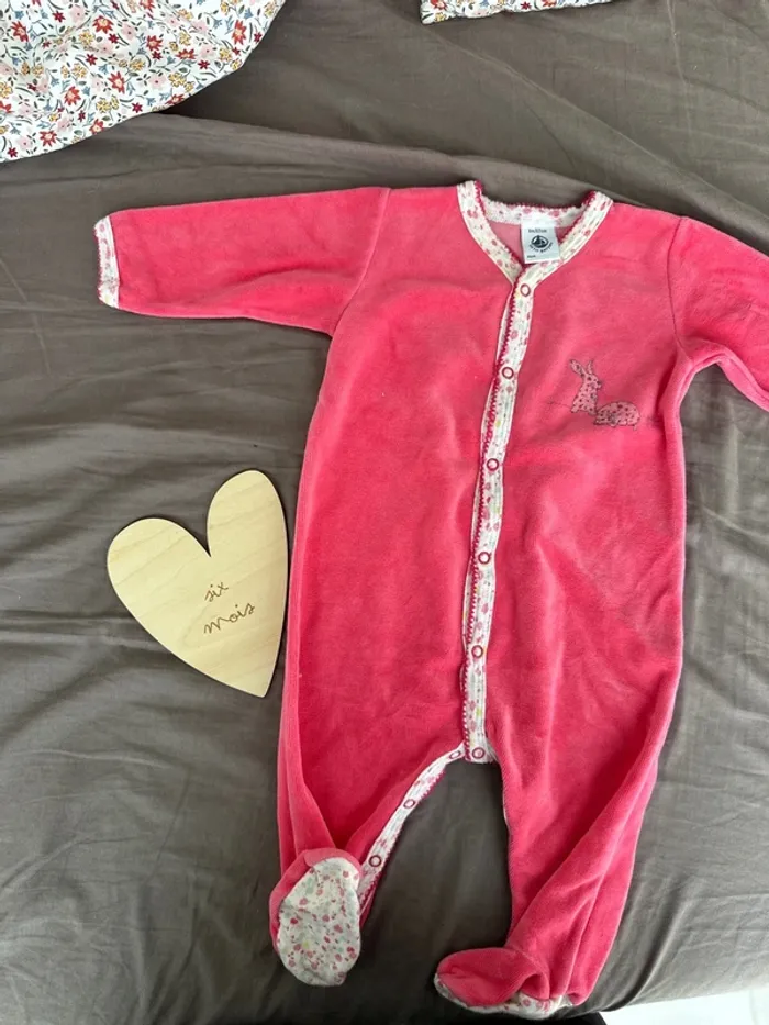 Pyjama velour petit bateau - photo numéro 2
