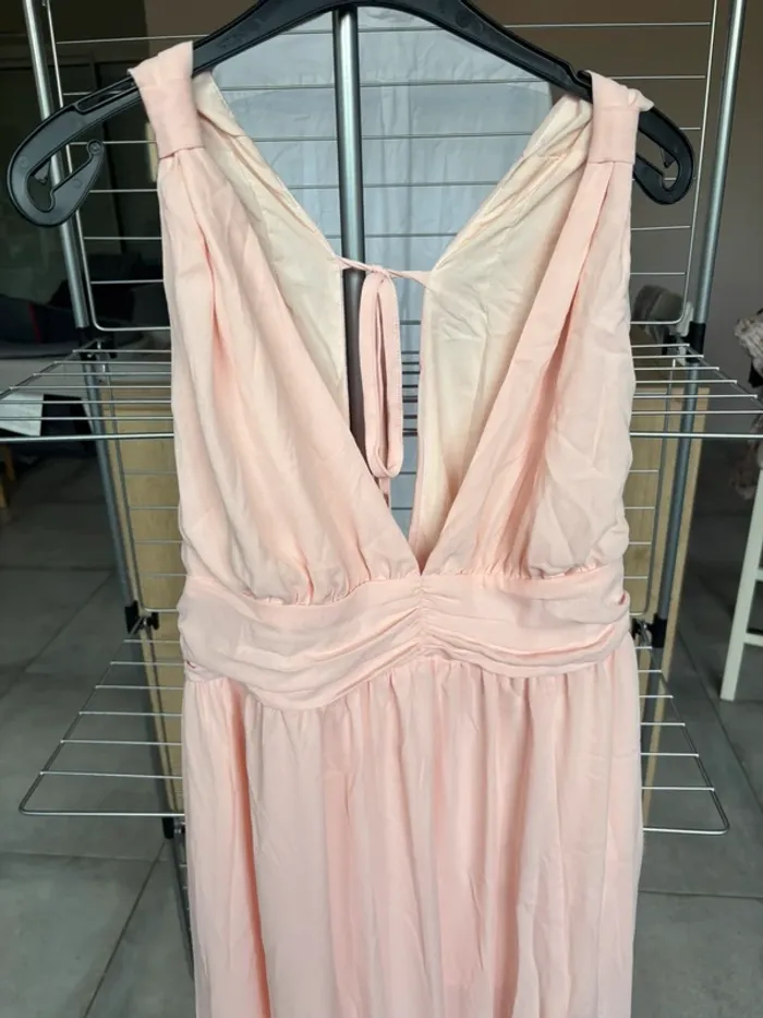 Robe longue rose pale - photo numéro 2