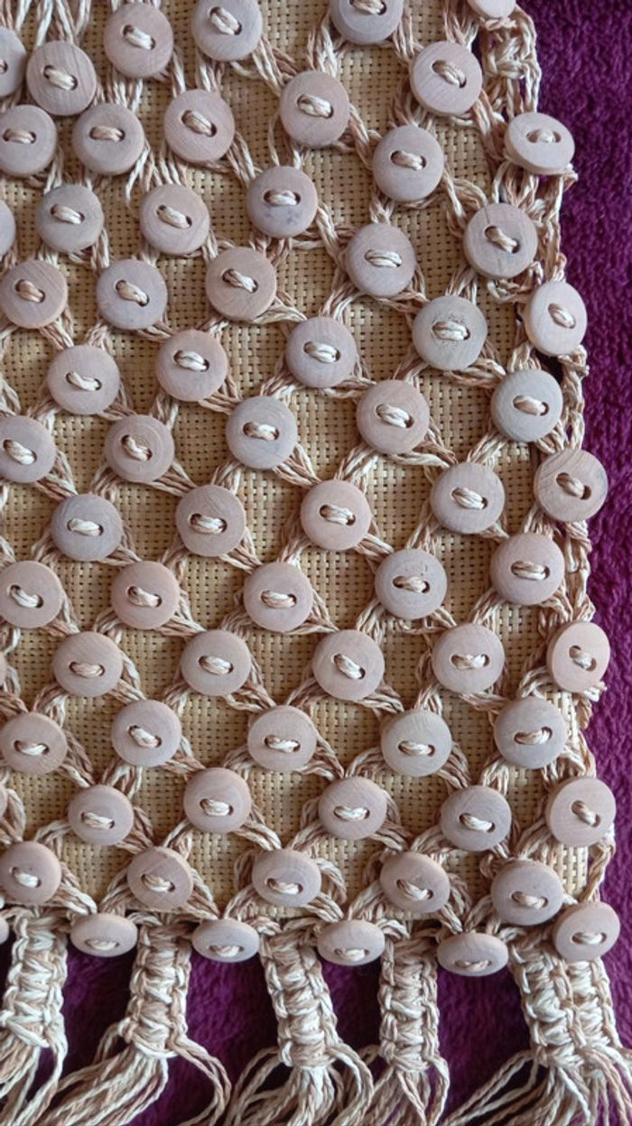 Deux magnifiques sacs à bandoulière avec boutons et franges Neufs Giada - photo numéro 5