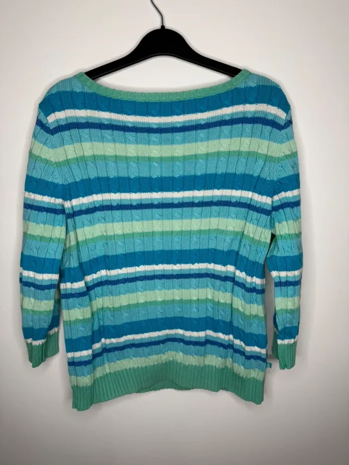 💚 pull torsadé Lauren / Ralph Lauren - multicolore - TM 💚 - photo numéro 6