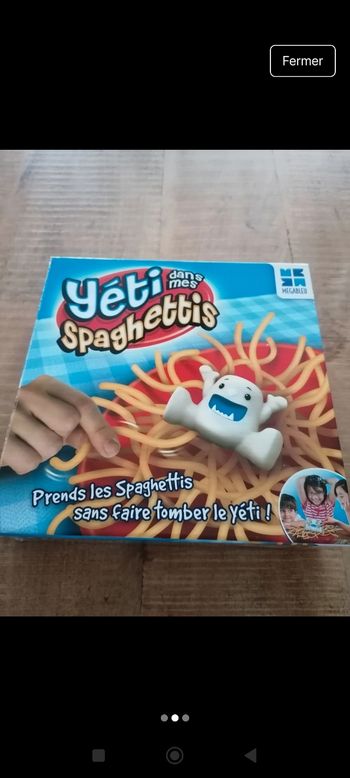 Yeti spaghetti