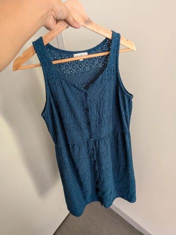 Robe bleue 100% coton