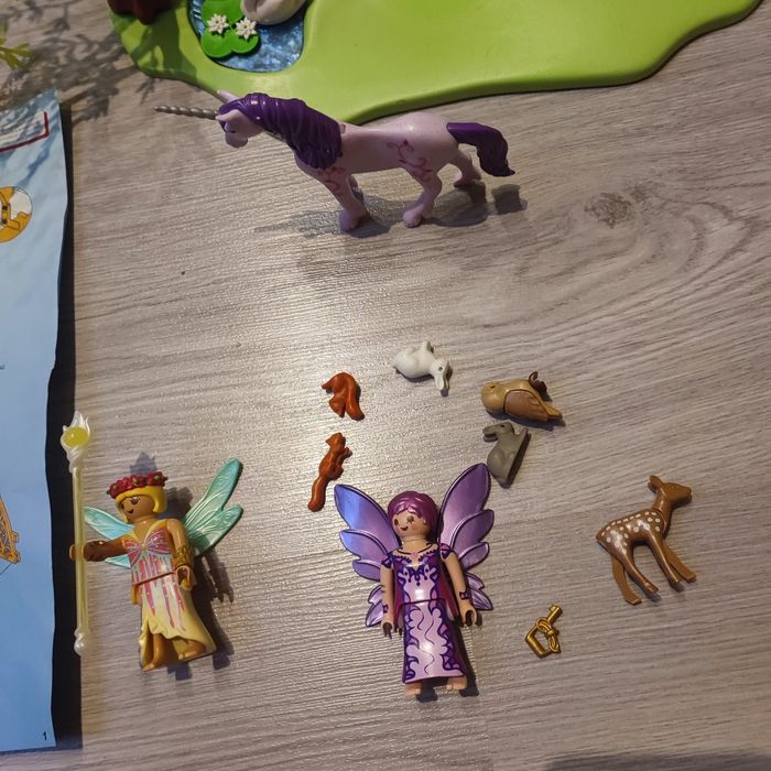 Playmobil 5208 par mc enchante des fées et licorne transportable complet clé cassée - photo numéro 3