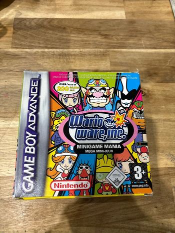 Wario Ware inc sur Game Boy Advance / GBA - Boitier + notice - Cartouche manquante