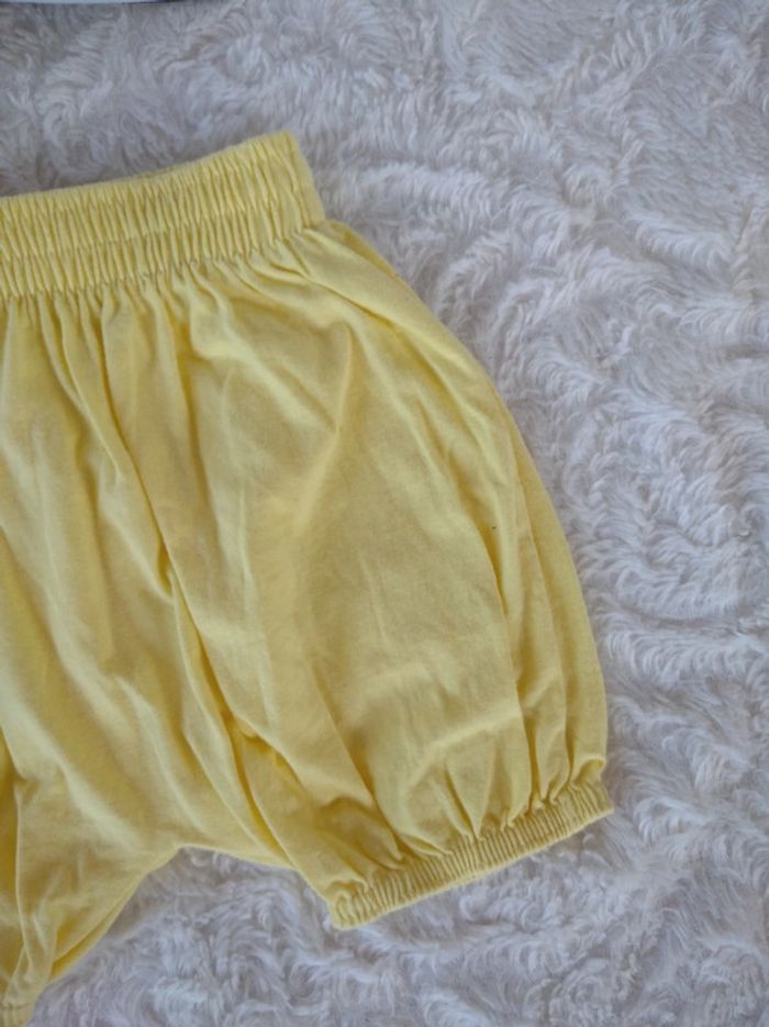 Short boomer sarouel Fille 3 mois 100% coton - photo numéro 4