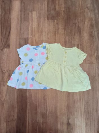 Lot de 2 tuniques 3mois Tex