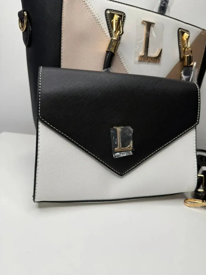 🖤 Magnifique sac à main Louis Laurent - avec petit sac bandoulière 🖤 - photo numéro 9