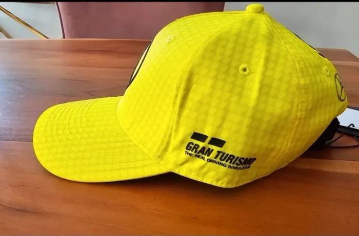 Casquette Mercedes AMG Gran Turismo – Jaune fluo – Neuve avec étiquette - photo numéro 2