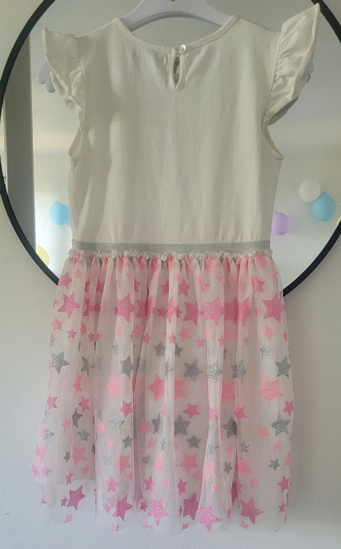 Robe rose et blanche avec paillette primark - photo numéro 3