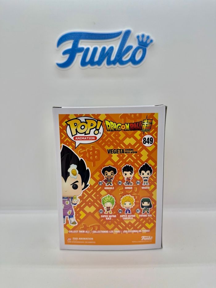 Funko Pop Dragon Ball Vegeta Cooking With Apron 849 Hot Topic 🇺🇸 - photo numéro 4