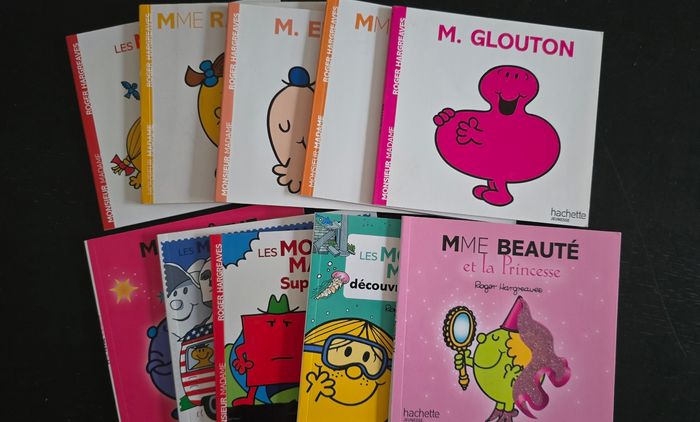 Lot de 10 livres Mr Mme