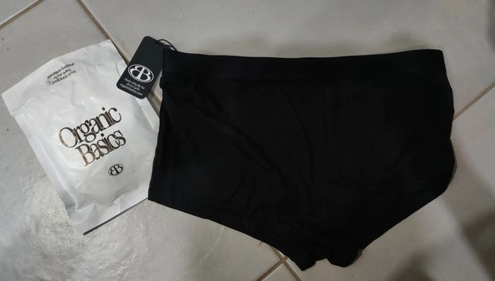 Shorty lyocell naturel noir Organic basics - photo numéro 2