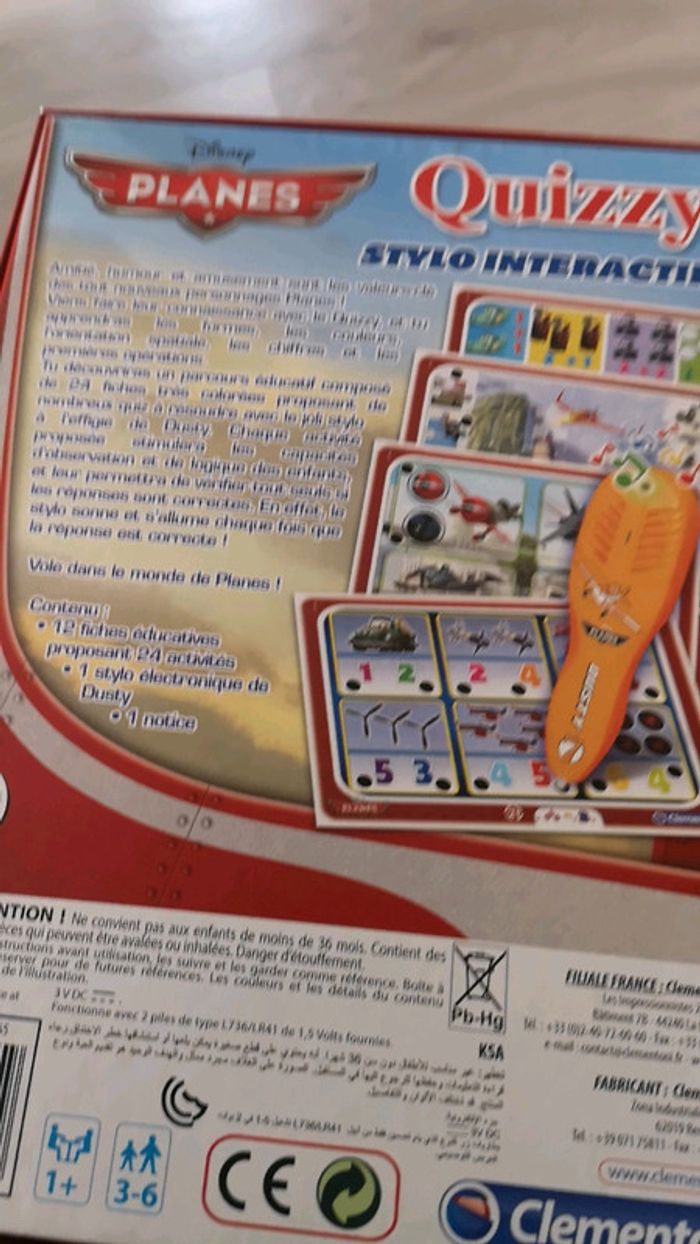 Quizzy stylo interactif planes Clementoni Disney - photo numéro 4