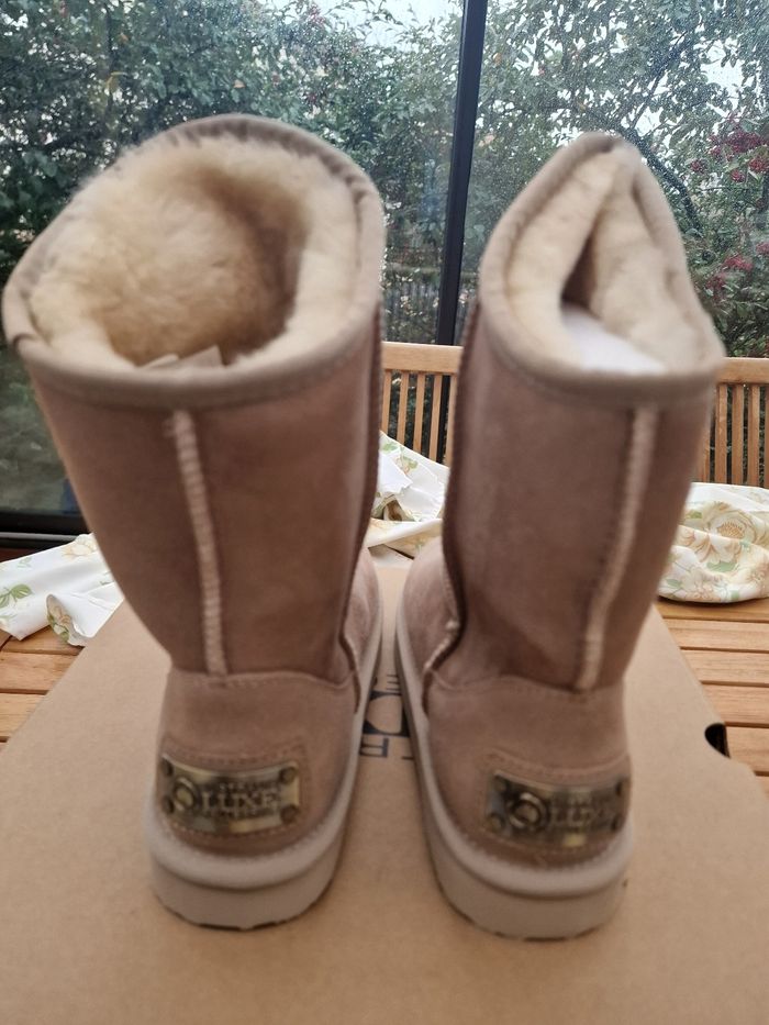 Bottes australia luxe beige taille 37 - photo numéro 3
