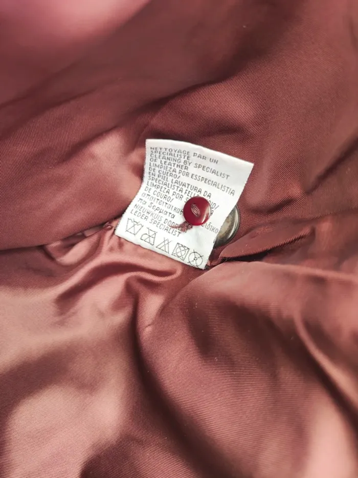 Veste en cuir femme 100% buffle Taille M - photo numéro 2