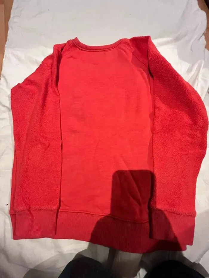 Pull, sweat rouge marque Okaidi 10 ans - photo numéro 4