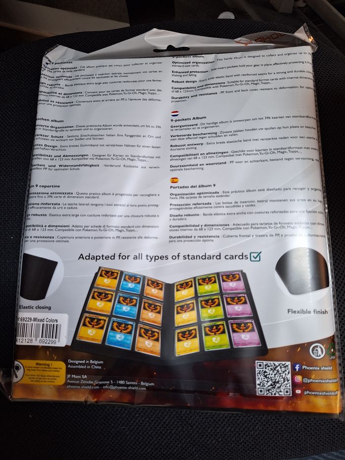 Classeur 396 pages PHOENIX noir - photo numéro 2