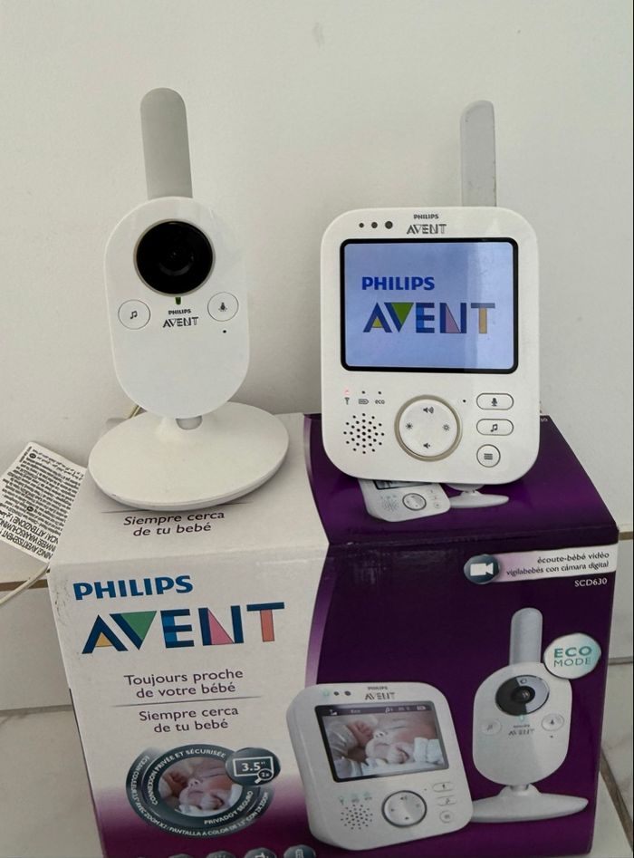 Babyphone écoute-bébé caméra Philips Avent SCD630. - photo numéro 2