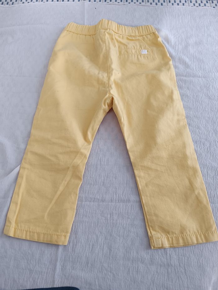 Pantalon Tao Couleur Jaune Pour Unisexe 2 Ans - photo numéro 2
