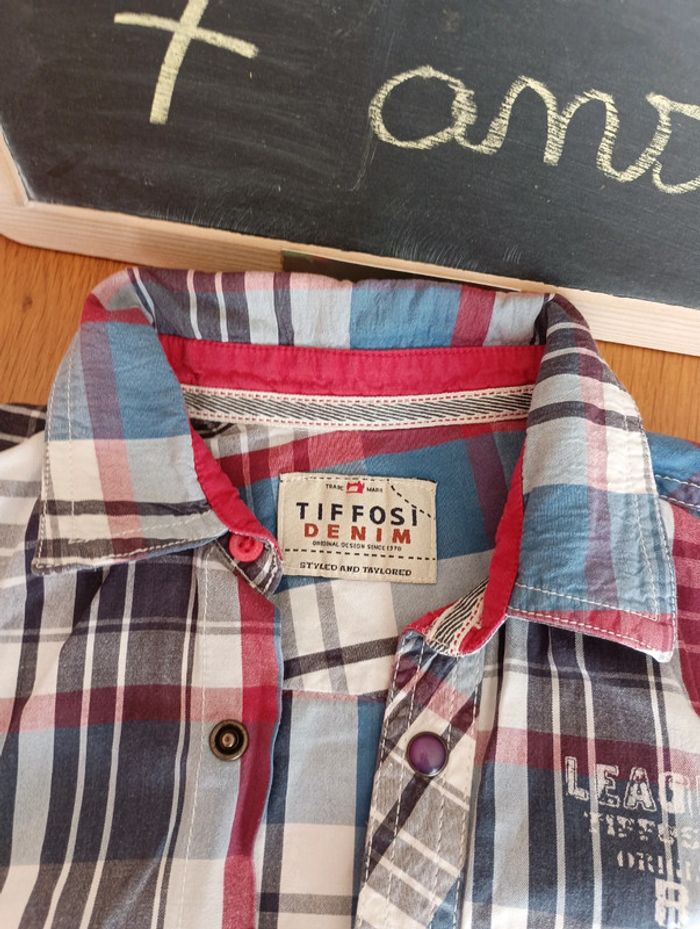 Chemise Tiffosi taille 7 ans en très bon état - photo numéro 2
