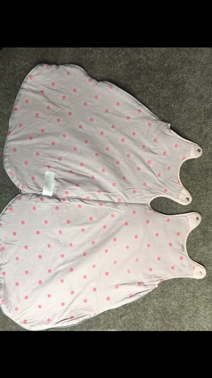 Gigoteuse Vertbaudet 0-6 mois tons parmes - photo numéro 3