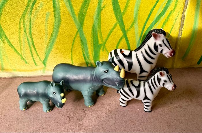 Lot de 16 animaux en plastique mou - photo numéro 3