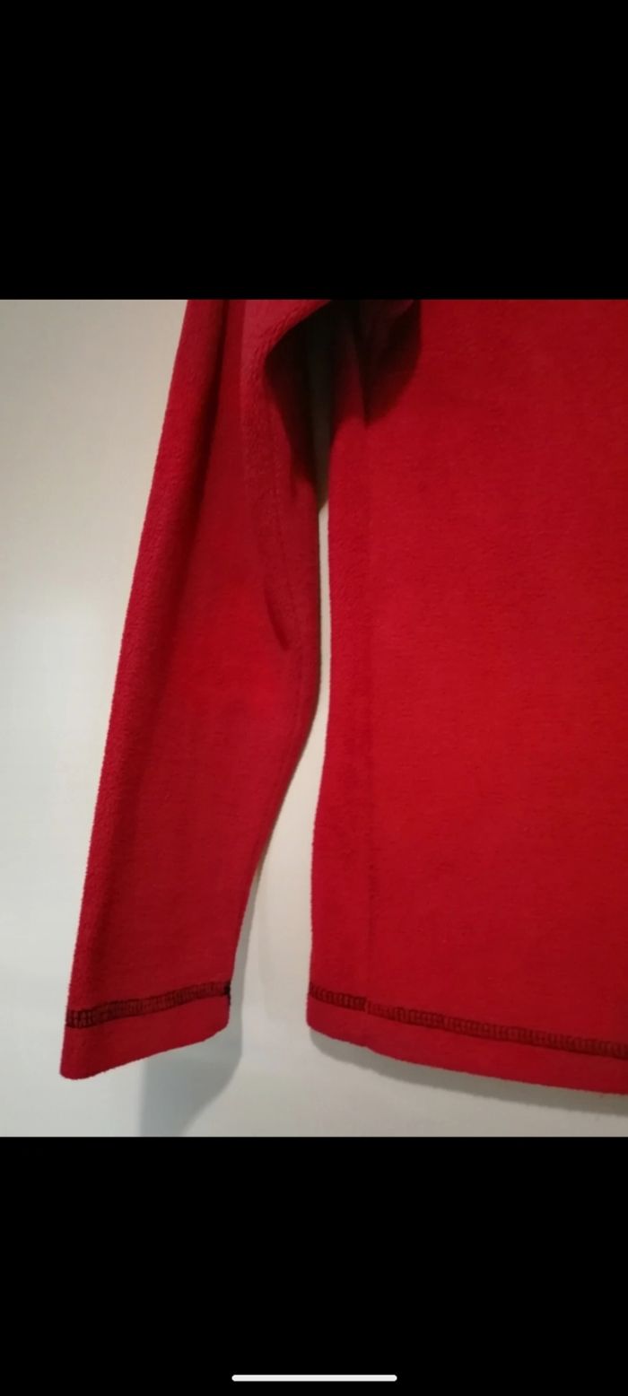 Sweat polaire Campris rouge. Taille 12 ans - photo numéro 7