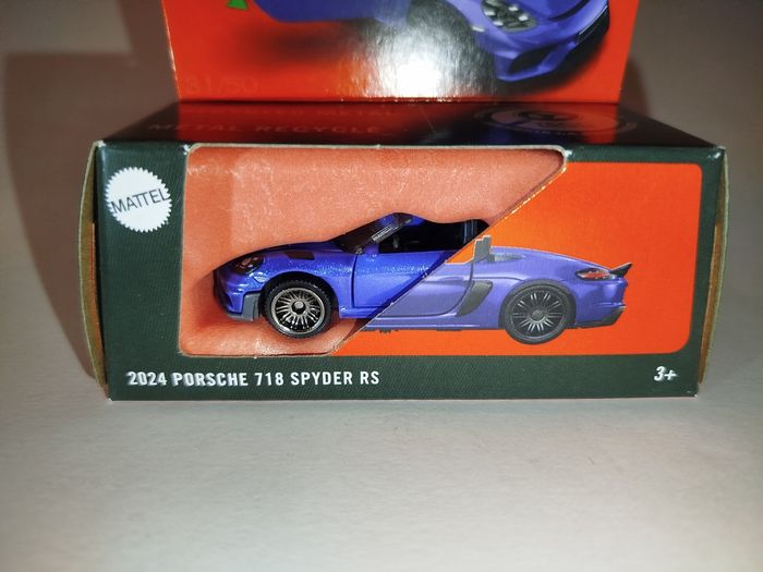 Matchbox 2024 Porsche 718 Spider RS Moving parts 2025 - photo numéro 8
