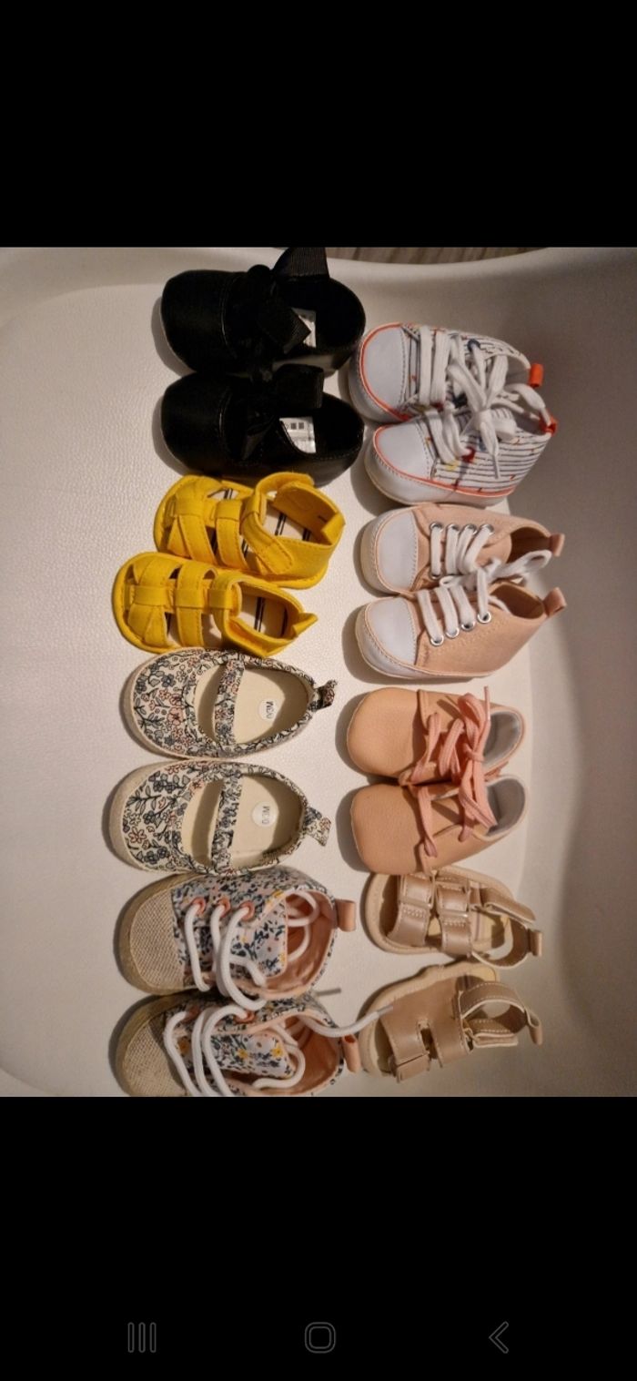 Lot chaussures fille