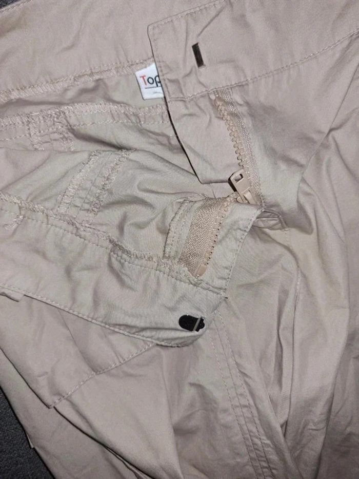 Pantacourt/Pantalon beige Top Studio - photo numéro 4