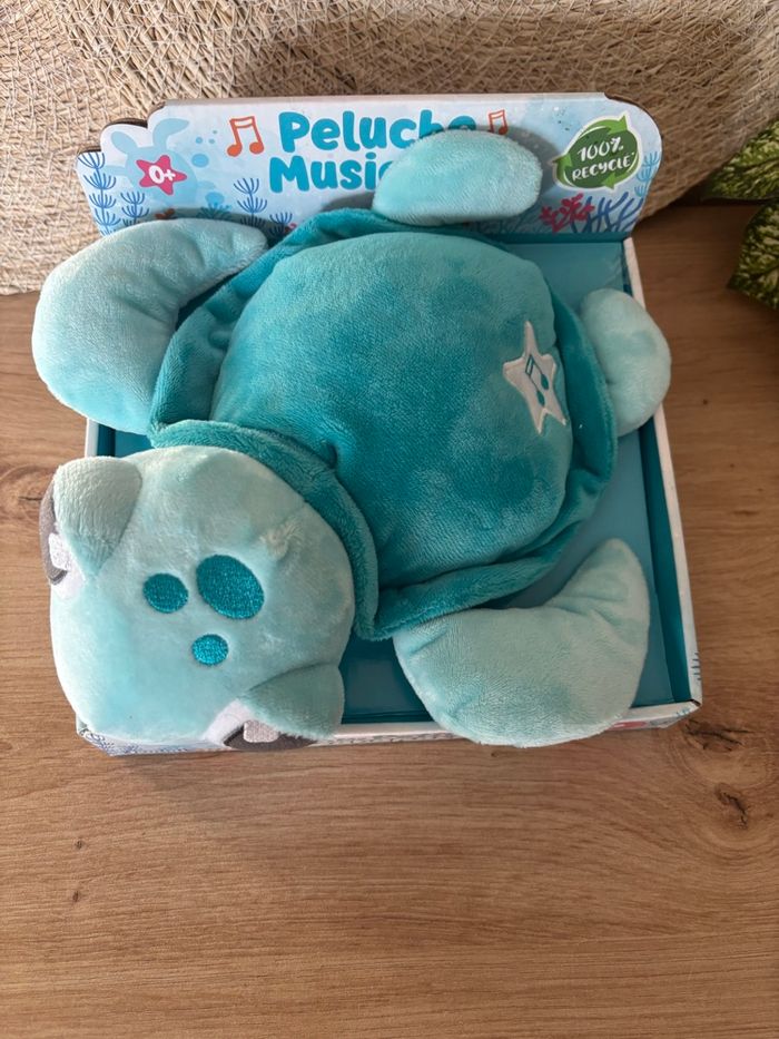 Neuf doudou musicale tortue ma petite carapace jemini - photo numéro 2