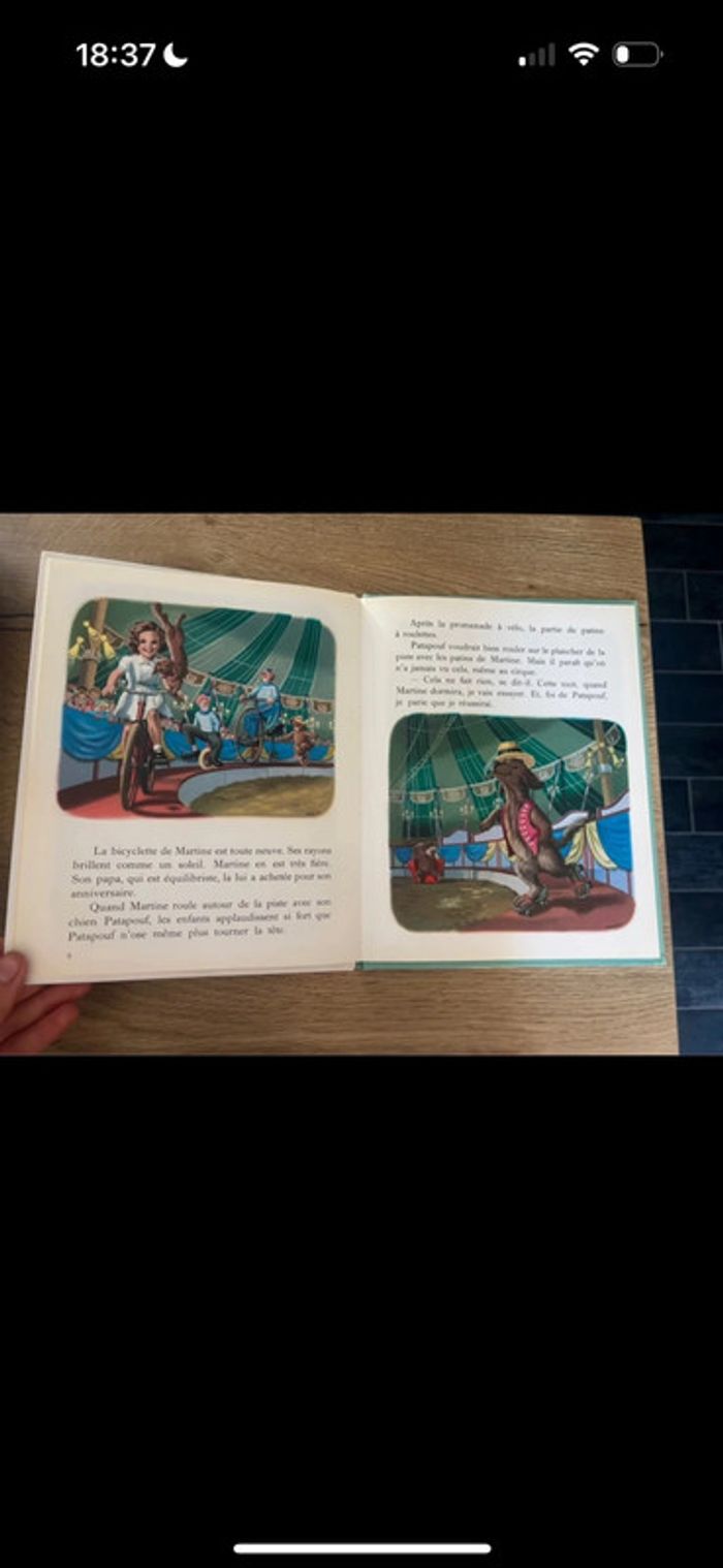 Livre Vintage Martine au cirque pour Enfants - photo numéro 6