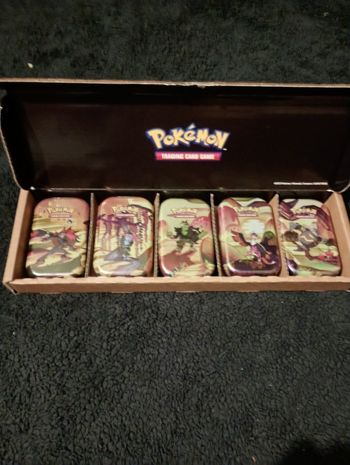 Pokémon Mini Tins Fable Nébuleuse – Art Set complet (5 tins + boîte display scellée)