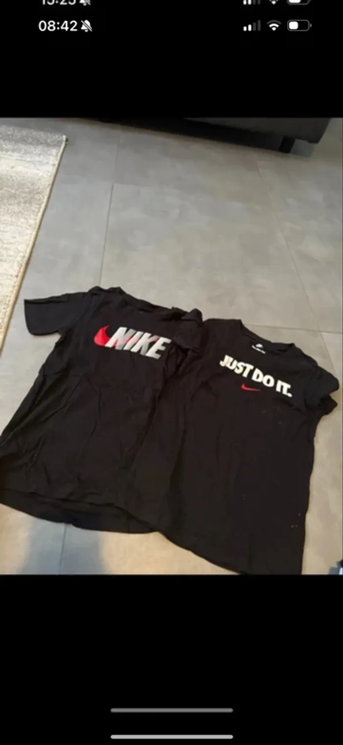 Lot de 2 tshirt garçons Nike 122-128