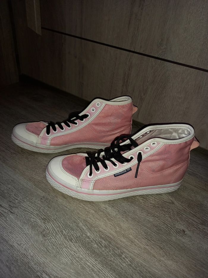 basket montante nizza adidas originals rose pointure 38 - photo numéro 3