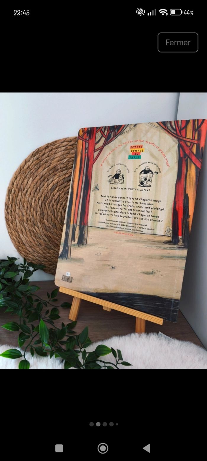 Raconte tapis Le petit chaperon rouge - photo numéro 2