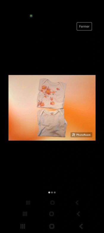 Lot de 2 bodies bébé fille 3 mois petit bateau