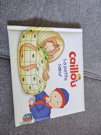 Livre caillou la petite soeur