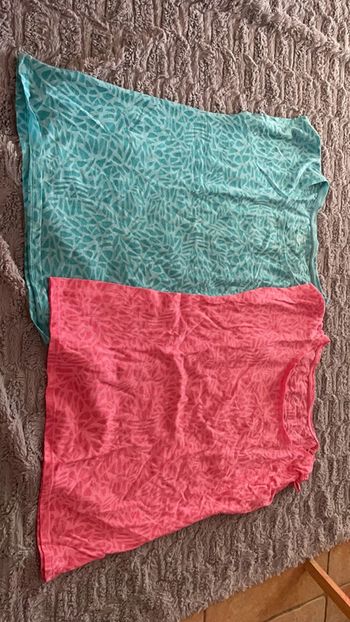 Lot de 2 haut Camaieu taille M