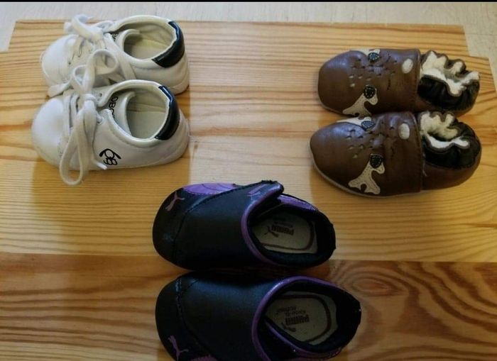 Lot de 3 paires de chaussures taille 18 mixte - photo numéro 3