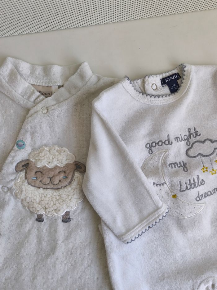 Lot de 2 pyjamas naissance - photo numéro 2