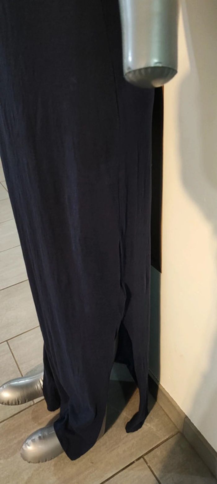 Robe longue bleue à bretelles T:L - photo numéro 3