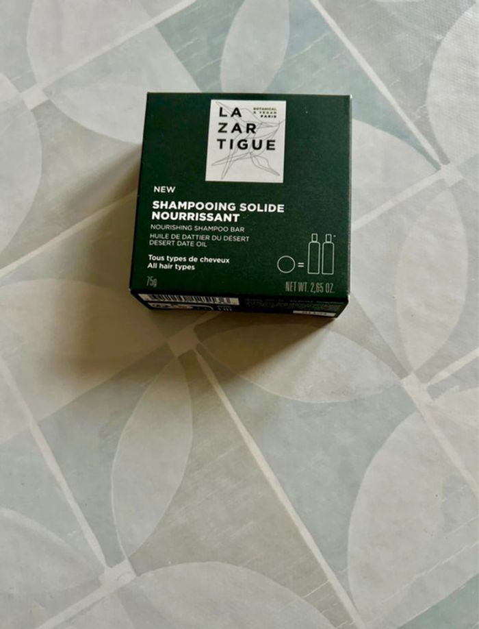 Shampoing solide nourrissant 75g - Lazartigue - Neuf