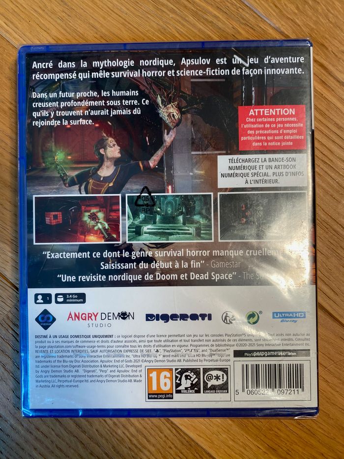 Apsulov end of gods - PS5 - jeu neuf sous blister - photo numéro 5