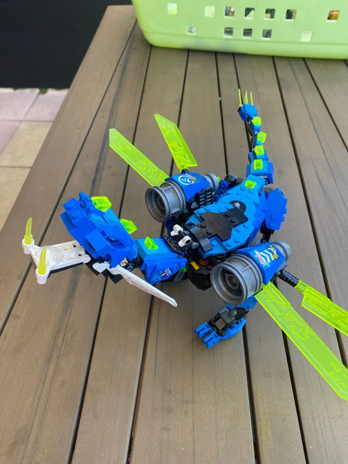 Légo dragon bleu et jaune Ninjago - photo numéro 5