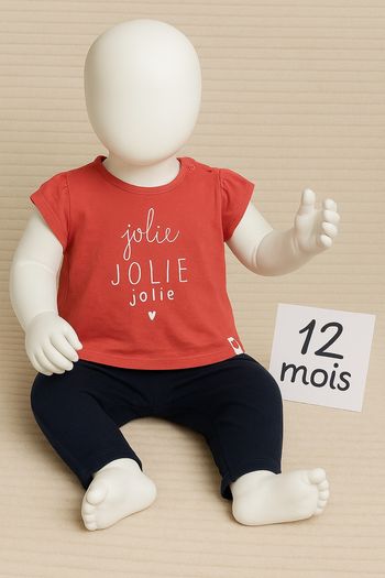 T-shirt à manches courtes - 12 mois (73/76 cm) - Kiabi