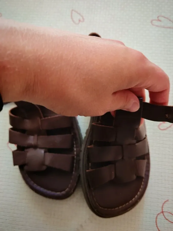 Sandales marron Zara - photo numéro 6