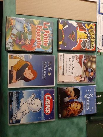 Lot de 6 DVD pour enfants