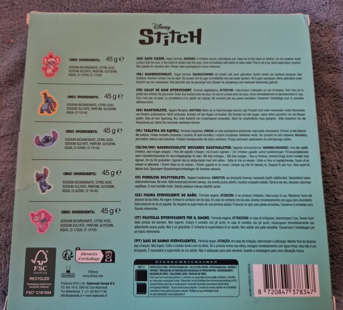 Coffret bombes de bain Stitch - photo numéro 2